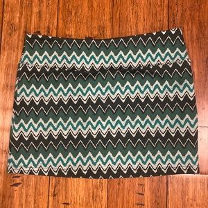 Urban Outfitters green mini skirt